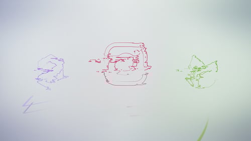 Dynamic Digital Glitch Logo Reveal Opener