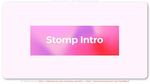 Colorful Stomp Opener