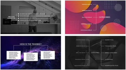 Dynamic Modern List Titles and Information Display