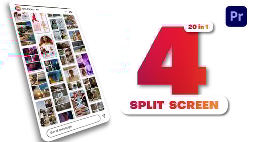 Dynamic Vertical Split Screen Layouts for Social Media