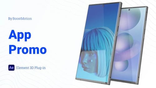 Animated Smartphone App Promo Presentation Mockup