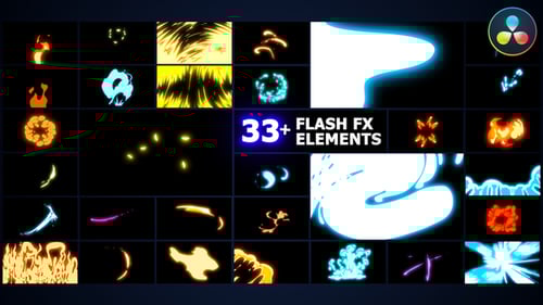 Flash FX Elements Pack | DaVinci Resolve