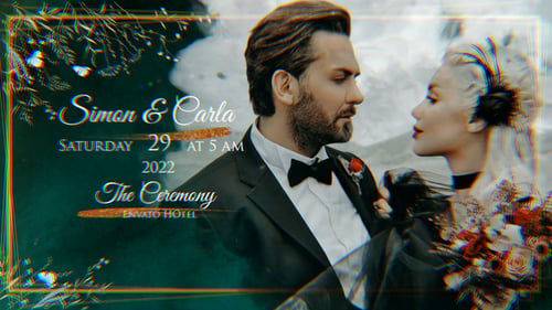 Wedding invitation slideshow