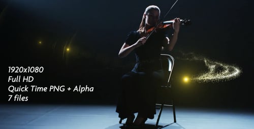 Dynamic Swirling Particle Light Transition