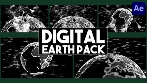Digital Earth Pack for After Effects
