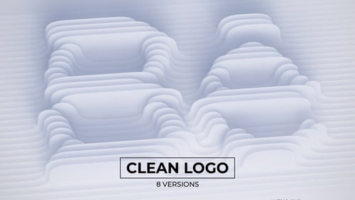Abstract Layered Lines Logo Reveal