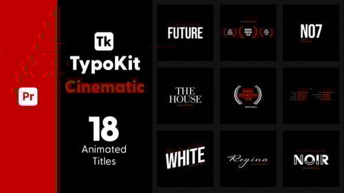 Typo Kit Cinematic Titles for Premiere Pro