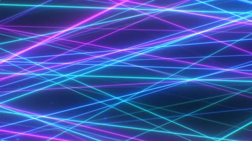 Dynamic Futuristic Neon Glowing Laser Lines Background