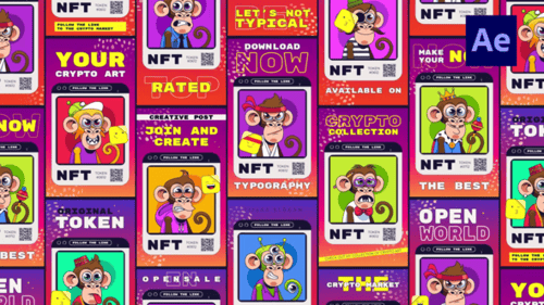 NFT Instagram Portrait Square Stories
