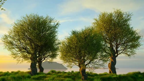 Unberührte mediterrane Naturlandschaft