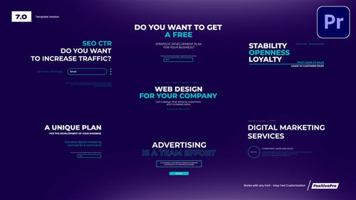 Corporate Titles For Premiere Pro