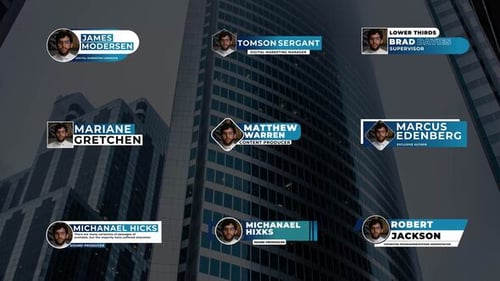 Clean Lower Thirds with Profile Photo for Professional Videos