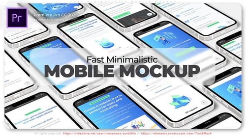 Fast Minimalistic Mobile Mockup