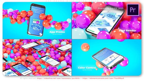 App Promo With Color Balls