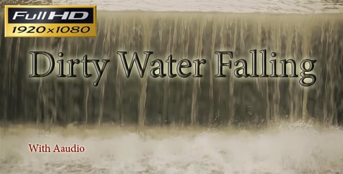 Waterfall Cascade in Natural Outdoor Environment