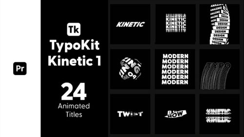 Kinetic Typography Animated Titles and Text Effects Kit