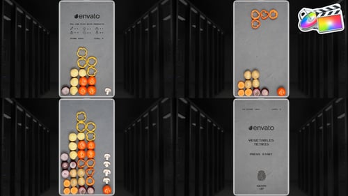 Vegetables Tetris | FCPX