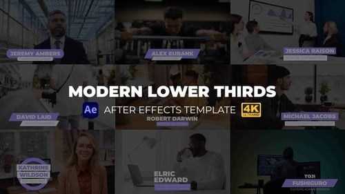 Modern Lower Thirds | After Effects