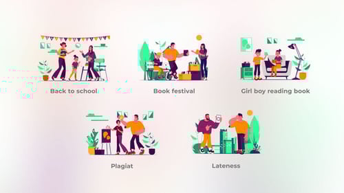 Education - Big Character Tool Set