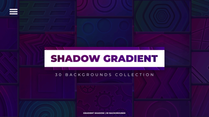 Animated Gradient Shadow Backgrounds with Geometric Shapes, Elements ft ...