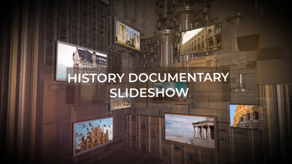 History Documentary Slideshow, Video Displays ft. documentary template ...