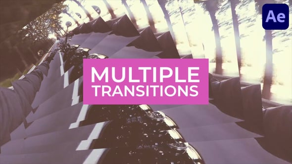 Multiple Transitions for After Effects, Elements ft. mirror transition ...