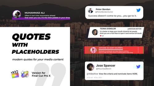 Modern Quote Displays for Engaging Video Content