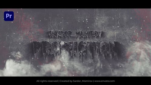 Títulos de tráileres cinematográficos de terror MOGRT