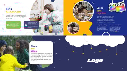 Kids Scenes Slideshow for FCPX