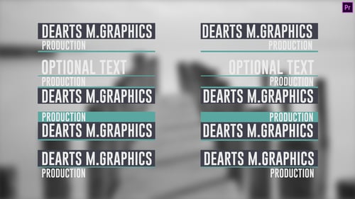 Elegant Lower Third Premiere Pro