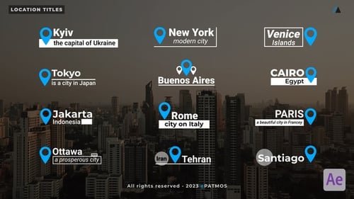 Location Titles | After Effects