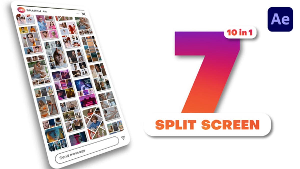 Vertical Multiscreen - 7 Split Screen, Product Promo ft. vertical split ...