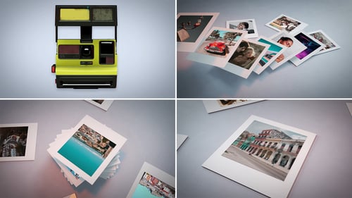 Vintage Instant Camera Photo Slideshow