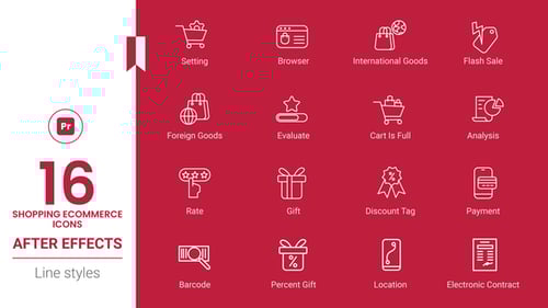 Paquete de Íconos de la línea Technology Apps - MORGRT