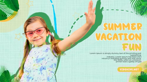 Kids Summer Vacation Slideshow Opener