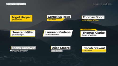 Lower Thirds Clean \ FCPX