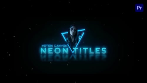 Dynamic Neon Glowing Titles Pack