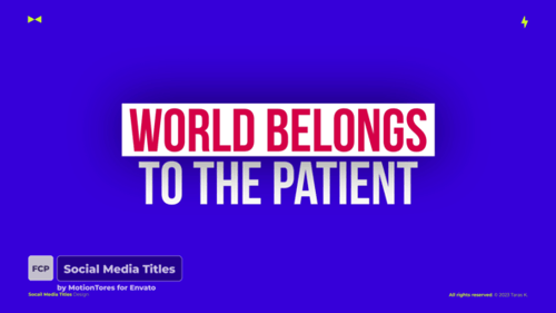 Social Media Titles \ FCPX