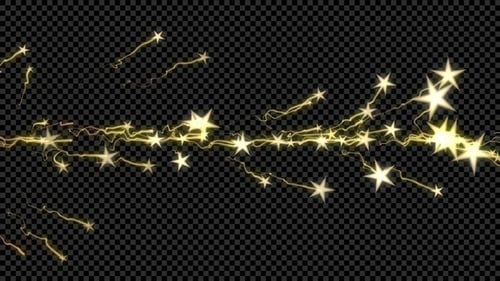 Golden Stars Particle Reveals
