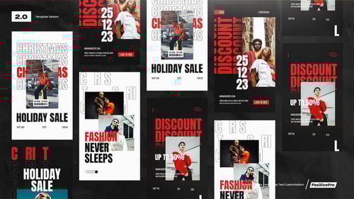 Reindeer Typography Stories