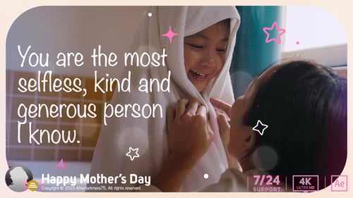 Heartfelt Mother's Day Photo Card with Animated Messages