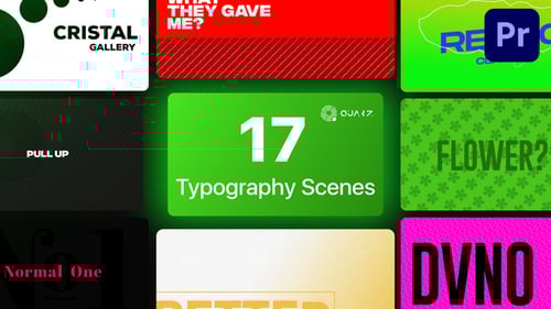 Typography Titles for Premiere Pro Vol. 05