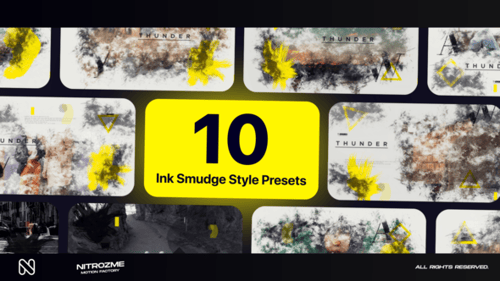 Ink Smudge Typography Vol. 01