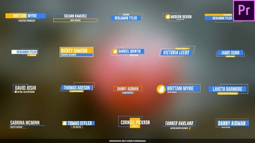 Lower Thirds For Premiere Pro