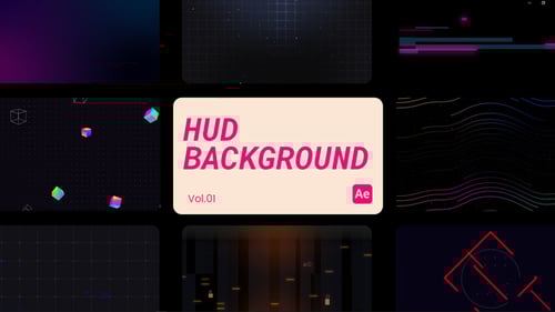 HUD Backgrounds 01 for After Effects