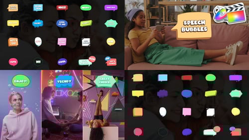 Speech Bubbles And Titles for FCPX