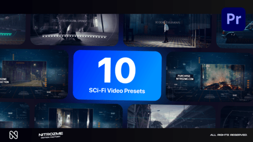 Sci-Fi Typography Vol. 01 for Premiere Pro