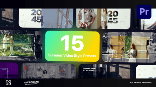 Summer Typography Vol. 03 for Premiere Pro