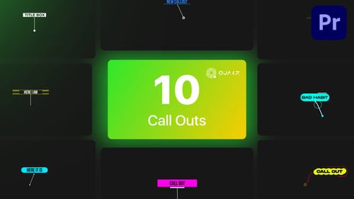 Call Outs for Premiere Pro Vol. 02