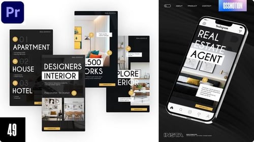 Real Estate Instagram Stories For Premiere Pro